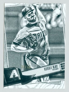 2019 Topps Big League Artist Rendition Black & White #191 Robbie Ray #24/50 - Picture 1 of 1