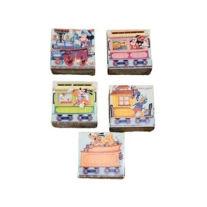 Vintage Avon 1990 Set of 5 MIckey & Friends Soap Train Complete Old New Stock - Picture 1 of 7