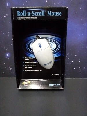3 Button Wheel Mouse Model PD96i Micro Innovations Computer New Sealed NIP NIB - Image 1 of 4