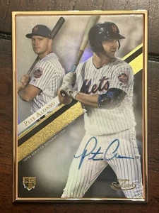 2019 Topps Gold Label Pete Alonso RC Auto Gold Frame Mets All Star Derby - Picture 1 of 2