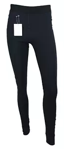 CELINE $590 NUEVO CON ETIQUETAS Phoebe Philo Azul Medianoche Jersey Leggings Atléticos Pantalones L - Imagen 1 de 7