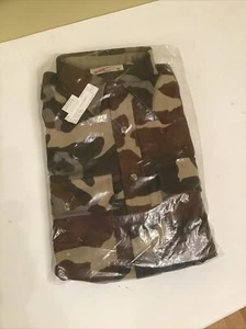 Dead Stock Cabela's Army Camouflage Heavy Shirt Jacket USA sz Med Tall Long Slee - Picture 1 of 7