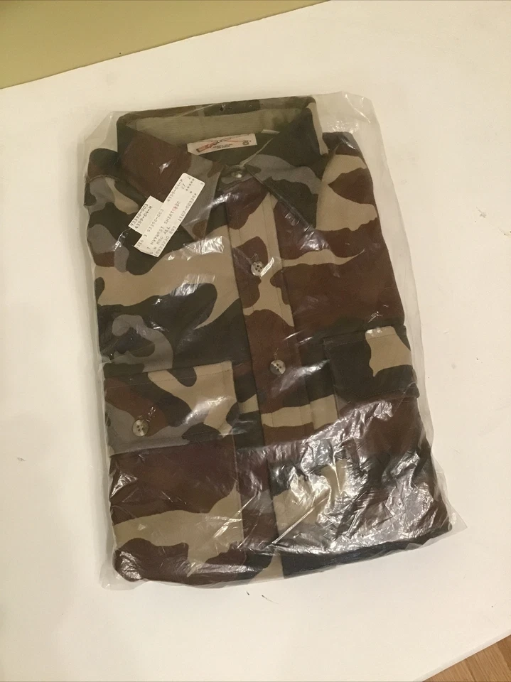 Dead Stock Cabela's Army Camouflage Heavy Shirt Jacket USA sz Med Tall Long Slee - Image 1 of 4