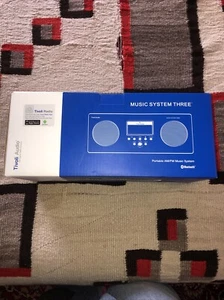 Tivoli Music System Three White NIB. Bluetooth. Portable AM/FM Music System - Picture 1 of 9