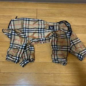 Burberry Nova Check Beige Dog Rain Jacket Dog Raincoat 40cm Unused L7 - Picture 1 of 2