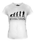 JANITOR / PARK WARDEN EVOLUTION LADIES T-SHIRT TEE TOP GIFT JANITORIAL TROLLEY