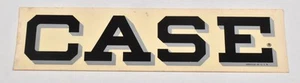 Vintage J.I. Case Advertising Decal Shadow Logo 7.5 X 2 Inch  321-77 MS 251-3 - Picture 1 of 3