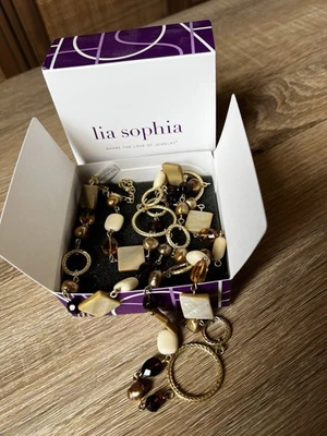 Lia Sophia CIPRIANI Necklace W/ MOP & Freshwater Pearls 38-41" Long Necklace! - Image 1 of 4