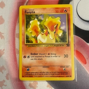 Pokémon TCG Ponyta Team Rocket 64/82 Regular LP. - Picture 1 of 2