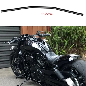 Motorcycle 1" 25mm Drag Bar Handlebar Black For Harley V Rod Night Rod Special - Bild 1 von 9