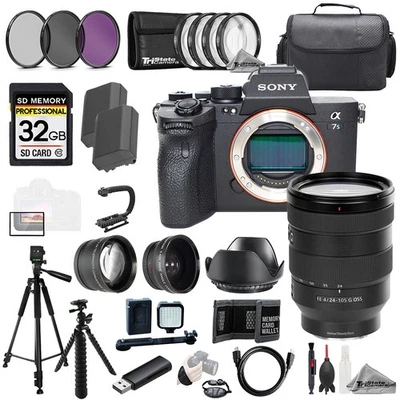 Sony a7S III + FE 24-105 мм f/4 G OSS объектив + 32GB + Ext Bat + 9 ПК Filtr-MEGA набор - Изображение 1 из 4