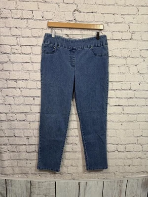 Ruby Rd. Women's Blue Denim Casual Pants Size 12  - Image 1 of 4