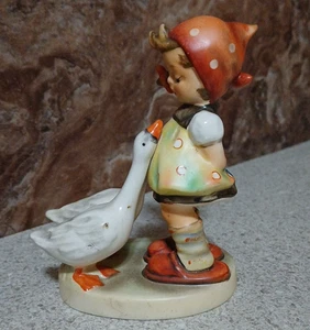 Vintage Goebel Hummel  47 3/0  “Goose Girl” Figurine  4” - Picture 1 of 7