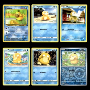 6x Psyduck Lot 53 Classic Fossil Pokemon Cards Collection Set Deck Building TCG - Picture 1 of 2