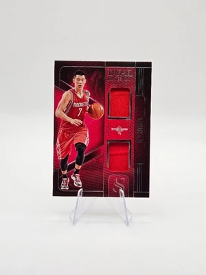 Jeremy Lin 2024-25 Panini Silhouette Dual Materials GU Patch #DMA-LIN - Image 1 of 2