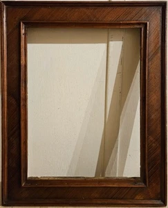 Cornice A Cassetta, legno Di Noce, 1800 Interno 36,5×28,4 cm - Foto 1 di 13