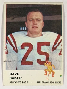 Fleer #64 1961 Dave Baker RC (EX) - Imagen 1 de 2