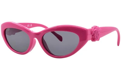 Versace VK4005U 552787 Sunglasses Youth Kids Girl's Fuxia/Dark Grey Cat Eye 49mm - Image 1 of 4