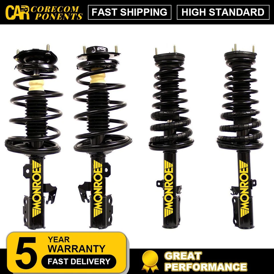 Apoios de suspensão dianteiros traseiros e mola helicoidal OE Monroe para 02-03 Lexus ES300, Toyota Camry - Imagem 1 de 1