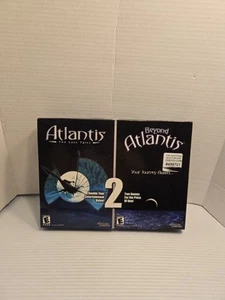 Atlantis Dual Pack: The Lost Tales + Beyond Atlantis Big Box PC Game 2002 - 2in1 - Picture 1 of 8
