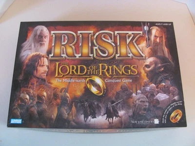 RISK The Lord of The Rings Trilogy Edition NEW SEALED PARTS With RING Open Box - Image 1 of 4