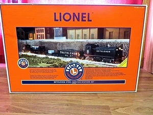 LIONEL 6-21758 - BETHLEHEM STEEL SERVICE STATION TRAIN SET - O-27 - NEW! - Picture 1 of 12