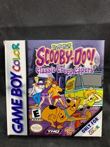 GameBoy Color Scooby-Doo 1998! Caja y póster de alcaparras Creep clásicas solamente - Imagen 1 de 7