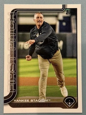 Série de atualização 2025 Topps Andy Pettitte First Pitch #FPU-7 Yankees - Imagem 1 de 2
