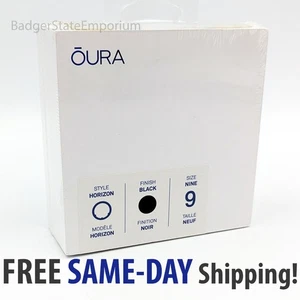 Anillo Inteligente OURA Gen3 TALLA 9 HORIZON NEGRO NUEVO - CONOCE LA TALLA GEN 3 PRIMERO - Imagen 1 de 2