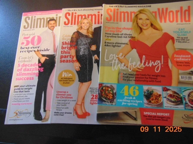 Slimming World Magazine Bundle X 3   2019/2018 - Image 1 of 1