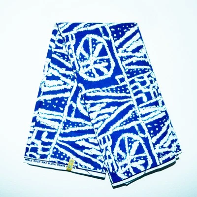 Bamileke African print/100% Cotton/Authentic Ndop fabric/Real wax/6 Yards - Image 1 of 2