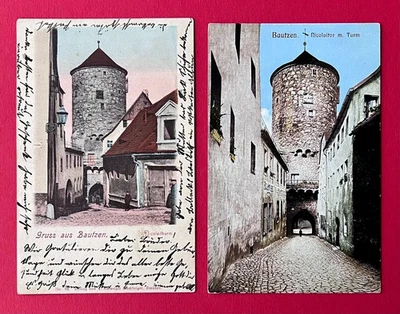 2 x AK BAUTZEN 1902 Blick zum Nicolaiturm   ( 165656 - Bild 1 von 2