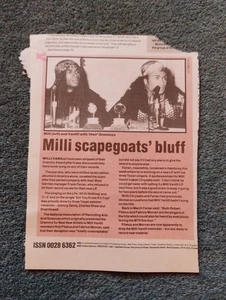 Sk233 Ephemera 1991 Musikartikel Milli Vanilli  - Bild 1 von 1