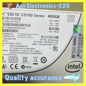 800GB Intel DC S3700 2.5" SATA SSD SSDSC2BA800G3P Solid State Drive HP version - Picture 1 of 2