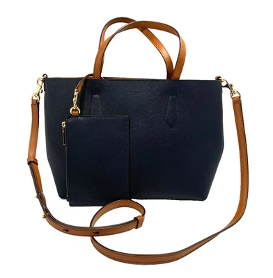 Oroton Liberty Mini Bolso de Mano Bandolera Cartera Cuero Saffiano COMO NUEVO Foto 1 de 4