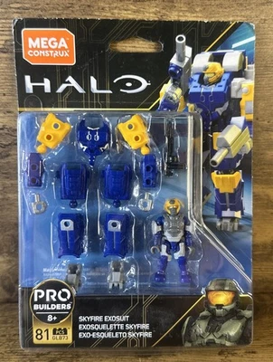Halo Mega Construx SKYFIRE EXOSUIT Blue Brand New Sealed Fast And Safe Shipping - Image 1 of 4