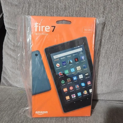 Amazon Fire 7 (9th Generation) 16GB, Wi-Fi, 7in - Twilight Blue New/Sealed - Image 1 of 4