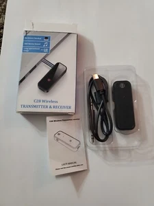 Adaptador Receptor Transmisor de Audio USB Inalámbrico Bluetooth 5.0 3.5mm Aux Car 2 en 1 - Imagen 1 de 1