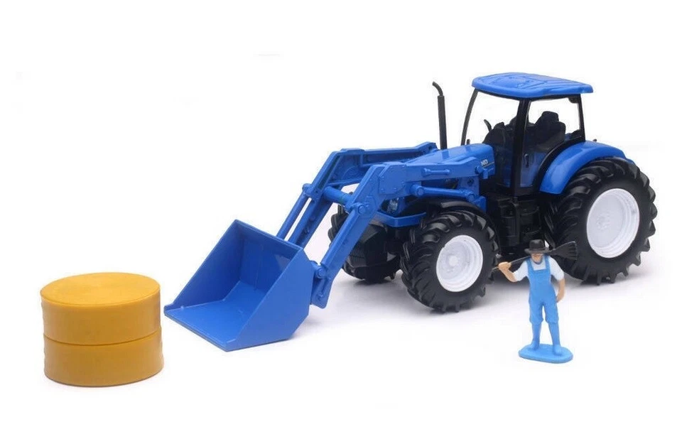 NEWRAY - NEW HOLLAND T7 270 with loader and character - 1/32 - NEW05523B - Image 1 of 1