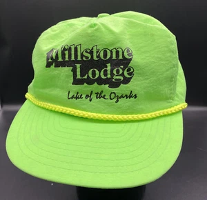 Vintage Gravois Mills Millstone Lodge Lake of Ozarks Hat Marina Swimming Pool Gr - Picture 1 of 4