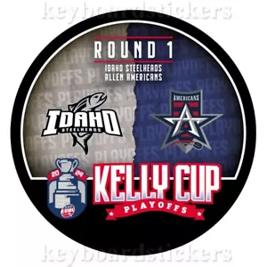 ECHL 2024 Kelly Cup Playoffs Duelling Puck Idaho Steelheads vs Allen Americans - Bild 1 von 2