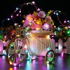2-10 M Battery Led Powered Copper Wire String Fairy Xmas Party Lights Warm White