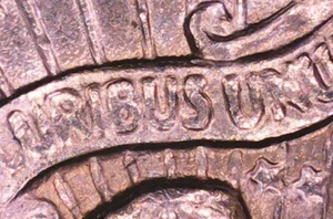 Medio dólar Kennedy 1971, doble acuñación, rayos, errores de escudo, moneda antigua (7a) - Imagen 1 de 9