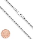 Solid Thick Necklace 925 Sterling Silver Rope Chain Womans Mans Jewelry 26 In