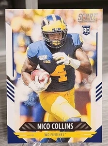 Nico Collins 2021 Score Rookie RC #335 Houston Texans - Picture 1 of 2