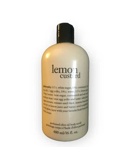 PHILOSOPHY ZITRONENPUDDING PARFÜMIERTES OLIVENÖL KÖRPERPEELING 16 OZ - NEU - Bild 1 von 2