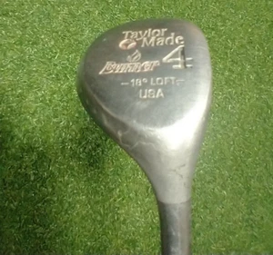 TAYLORMADE BURNER # 4 WOOD 18* LOFT W/ 42" RH FLUTED STEEL SHAFT - NICE CLUB - Picture 1 of 18