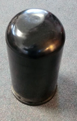 LNB Feed Cover Feedhorn Nose Cone BLACK Satellite Dish C/ KU-Bands Vintage NOS - Image 1 of 4