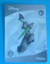 # 34   Mulan -  Woolworths Disney Wonders Card ( Finish  your  set)