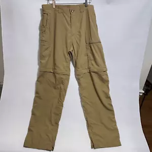 ExOfficio Convertible Cargo Pants Mens 34 Beige Hiking Travel Outdoor Gorpcore - Picture 1 of 10